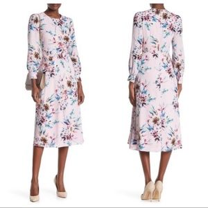 Nanette Lepore Long Sleeve Peasant Dress SugarPlum